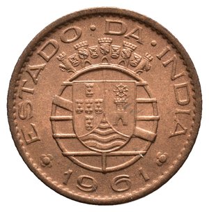 reverse: INDIA PORTOGHESE - 10 Centavos 1961