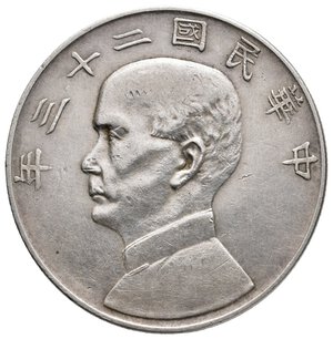reverse: CINA - Dollaro argento 1934
