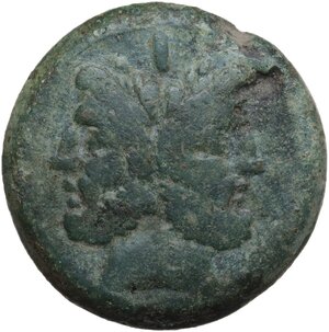 obverse: H series.. AE As. Southeast Italy, c. 211-210 BC