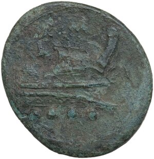 reverse: CA series.. AE Triens. Canusium mint, c. 206-195 BC