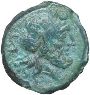 obverse: Anonymous. AE Semis, 157-156 BC. Rome(?) mint