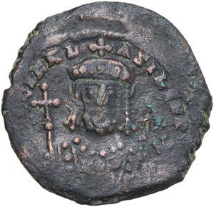 obverse: Nicephorus II Phocas (963-969). . AE Follis, Constantinople mint