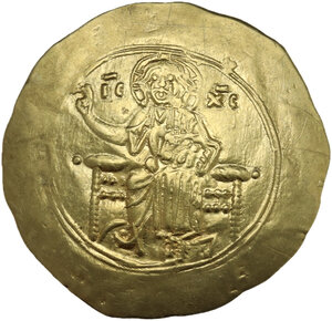 obverse: John II Comnenus (1118-1143).. AV Hyperpyron. Constantinople mint