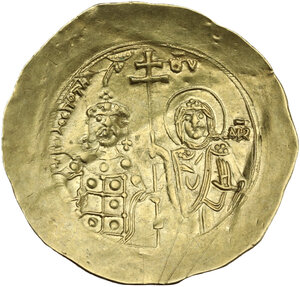 reverse: John II Comnenus (1118-1143).. AV Hyperpyron. Constantinople mint
