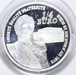 reverse: FRANCIA 1/4 EURO 2006 AG. 22,2 GR. IN ASTUCCIO PROOF