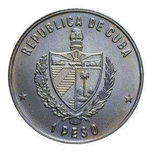 reverse: CUBA PESO 1981 FAO NI. 11,88 GR. FDC