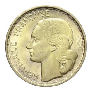 obverse: FRANCIA 20 FRANCS 1950 BA. 4,21 GR. FDC