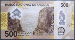 obverse: ANGOLA 500 KWANZAS 2020 FDS