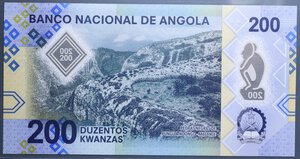 obverse: ANGOLA 200 KWANZAS 2020 FDS