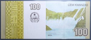 obverse: ANGOLA 100 KWANZAS 2012 FDS