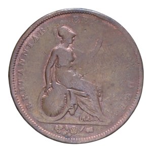 reverse: GRAN BRETAGNA GIORGIO IV PENNY 1826 CU. 17,87 GR. qBB