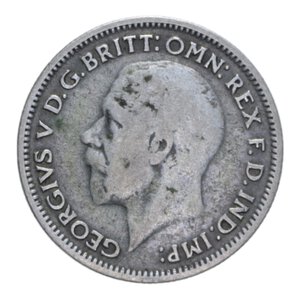 obverse: GRAN BRETAGNA GIORGIO V 6 PENCE 1934 AG. 2,75 GR. BB