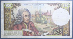 obverse: FRANCIA 10 FRANCS 2/3/1972 BB (STRAPPETTI)