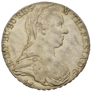 obverse: AUSTRIA. Maria Teresa tallero 1780 zecca Roma (1935-1939). Ag. qFDC