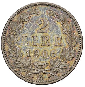 reverse: SAN MARINO. Vecchia monetazione. 2 lire 1906. Roma. Ag. Gig. 26. qFDC