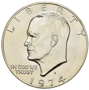 obverse: STATI UNITI. Dollaro 1974. Ag. FDC