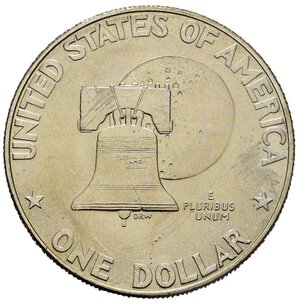 reverse: STATI UNITI. Dollaro 1976. Ag. FDC