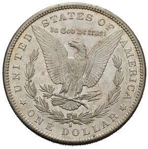 obverse: STATI UNITI. Dollaro Morgan 1881 S. Ag. qFDC