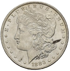 reverse: STATI UNITI. Dollaro Morgan 1883. Ag. qFDC