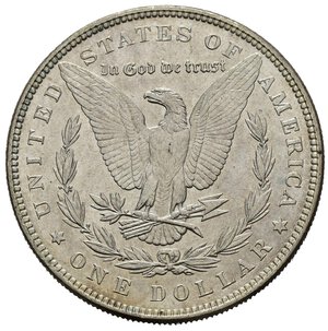obverse: STATI UNITI. Dollaro Morgan 1887. Ag. qFDC