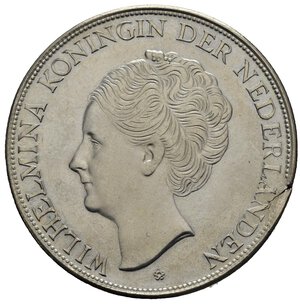 obverse: CURACAO. 2 1/2 Gulden 1944. Ag. Frattura del tondello. SPL