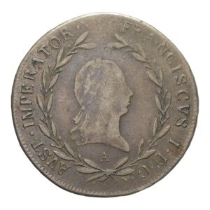 obverse: AUSTRIA FRANCESCO I 20 KREUZER 1823 A MI. 6,62 GR. MB-BB/qBB (FALSO D EPOCA)