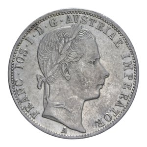 obverse: AUSTRIA FRANCESCO GIUSEPPE I 1 FLORIN 1861 A AG. 12,25 GR. BB-SPL