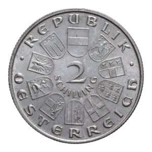 reverse: AUSTRIA 2 SCHILLING 1931 AG. 11,95 GR.  SPL-FDC