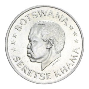 obverse: BOTSWANA 50 CENTS 1966 AG. 10,01 GR. FDC