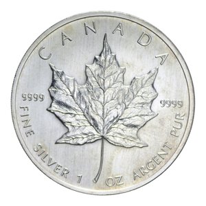 obverse: CANADA ELISABETTA II 5 DOLLARS 2003 AG. 31,46 GR. FDC (SEGNETTI)