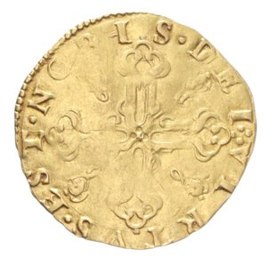 reverse: FIRENZE ALESSANDRO DE MEDICI (1532-1537) SCUDO D ORO DEL SOLE  AU. 3,32 GR. MIR 97 R BB+