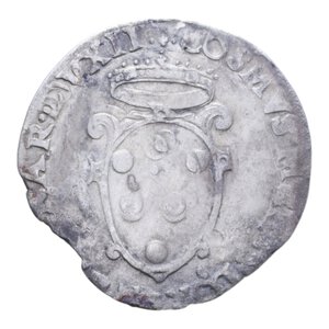 obverse: FIRENZE COSIMO I DE MEDICI (1569-1574) GIULIO R AG. 2,89 GR. MB-BB