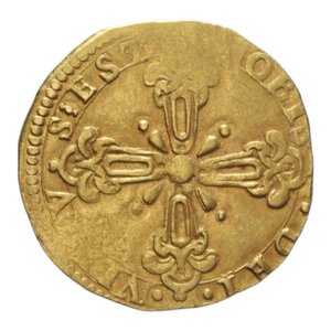 reverse: FIRENZE COSIMO II DE MEDICI (1608-1621) DOPPIA II SERIE  AU. 6,76 GR. MIR 253 R BB+ (DEBOLEZZE)