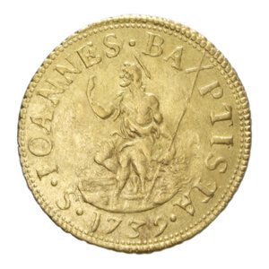 reverse: FIRENZE FRANCESCO II DI LORENA (1737-1765) ZECCHINO O FIORINO D ORO 1739  AU. 3,43 GR.  MIR 351/3 RR BB-SPL