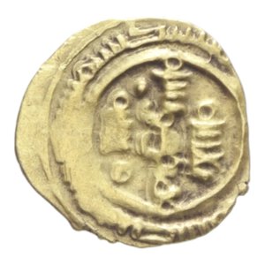 reverse: MESSINA RUGGERO I (1072-1101) TARI  AU. 1,16 GR. MIR 7 R (ZECCA MESSINA O PALERMO) BB