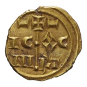 reverse: MESSINA FEDERICO II (1197-1250) MULTIPLO DI TARI  AU. 1,10 GR. MIR 69 NC  SPL