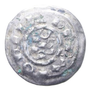 obverse: MILANO ENRICO II DI SASSONIA (1004-1024) DENARO SCODELLATO AG. 1,19 GR. MIR 44 C BB+