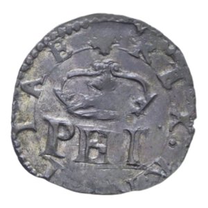 obverse: MILANO FILIPPO II (1556-1598) TRILLINA MI. 1,05 GR. MIR 333 C BB+