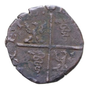 reverse: MILANO FILIPPO III (1598-1621) QUATTRINO CU. 2,53 GR. BB