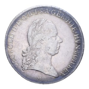 obverse: MILANO LEOPOLDO II (1790-1792) CROCIONE 1792 AG. 29,41 GR. BB