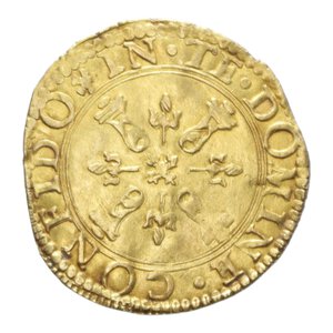 reverse: MIRANDOLA LUDOVICO II PICO (1550-1568) SCUDO D ORO DEL SOLE  AU. 3,33 GR. MIR 501 NC BB-SPL