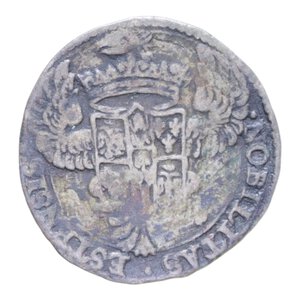 reverse: MODENA FRANCESCO I D ESTE (1629-1658) MEZZA LIRA 1656 R MI. 3,43 GR. MB+