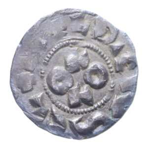 reverse: PAVIA OTTONE III (983-1002) DENARO AG. 1,09 GR. MIR 831 BB+