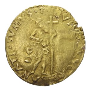 reverse: REGGIO EMILIA ERCOLE II D ESTE (1534-1559) SCUDO D ORO  AU. 3,35 GR. MIR 1296/1 R BB+ (MANCANZA COLPETTO)