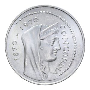 obverse: 1000 LIRE 1970 ROMA CAPITALE AG. 14,6 GR. FDC (COLPETTI AL TAGLIO)