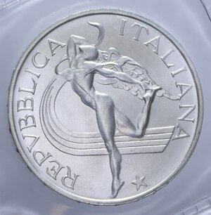 obverse: 500 LIRE 1987 MONDIALI ATLETICA AG. 11 GR. IN ASTUCCIO FDC