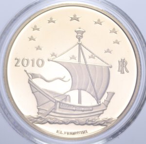 obverse: 50 EURO 2010 EUROPA DELLE ARTI UNGHERIA AU. 16,12 GR. IN COFANETTO PROOF