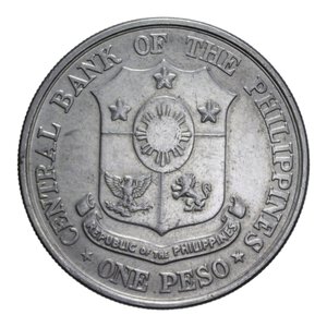 reverse: FILIPPINE 1 PESO 1961 AG. 26,80 GR. SPL