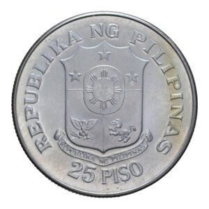 reverse: FILIPPINE 25 PISO 1974 AG. 26,65 GR. FDC