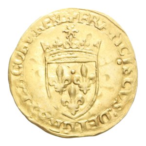 obverse: FRANCIA FRANCESCO I (1515-1547) SCUDO D ORO DEL SOLE AU. 3,32 GR. qSPL